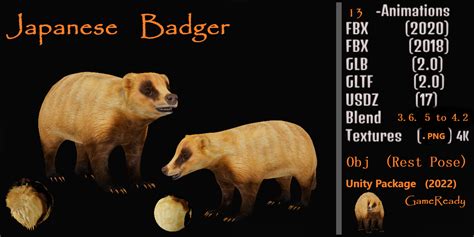 Japanese Badger - Blender Market