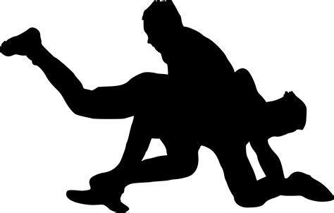 7 Wrestling View Wrestling Silhouette Illustration Wrestling Png Images