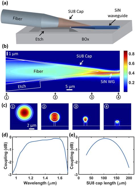 A Schematic Of Adiabatic Coupling From The Tapered Optical Fiber To