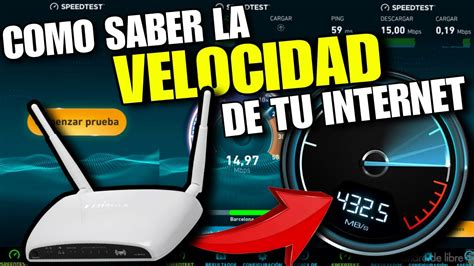 Cómo Saber La VELOCIDAD de mi INTERNET ll Test de Velocidad 2023