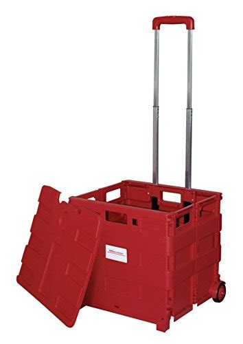 Buy Office Depot Mobile Folding Cart With Lid 16in X 18in X 15in