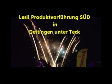 Lesli Produktvorf Hrung S D Am April In Dettingen Unter Teck