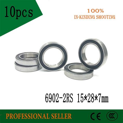 10PCS 6902-2RS 15x28x7MM Metric Thin Section Beari... – Grandado