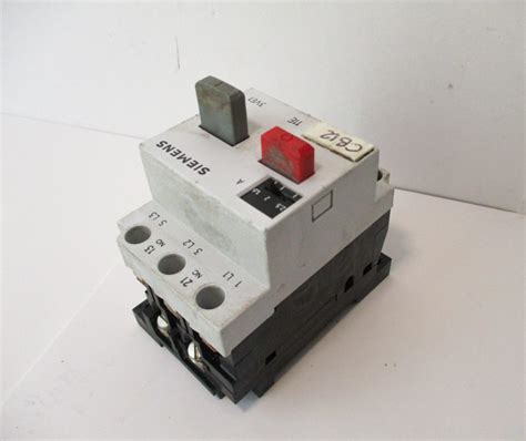 Used Siemens 3ve1010 2h Motor Protector Circuit Breaker