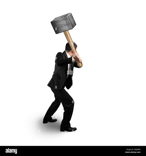 Big man with hammer hi-res stock photography and images - Alamy