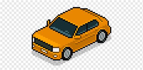 Carro Pixel Art Veículo Carro Carro Isométrico Gráficos Em