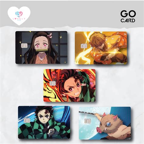 Jual Skin Stiker Kartu Atm Demon Slayer Hologram GO CARD Shopee