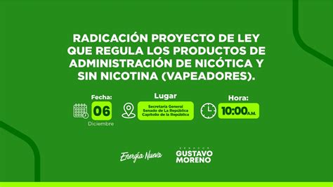 Radicaremos proyecto de ley que regula los productos de administración