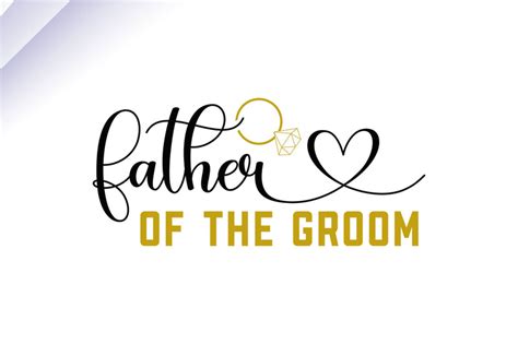 Father Of The Groom Svg So Fontsy