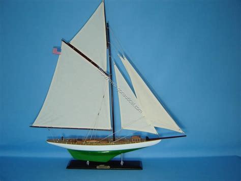 Americas Cup Resolute 35 Limited Model Sailboat Model Boats