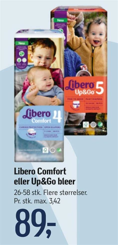 Libero Comfort Eller Up Go Bleer Tilbud Hos F Tex