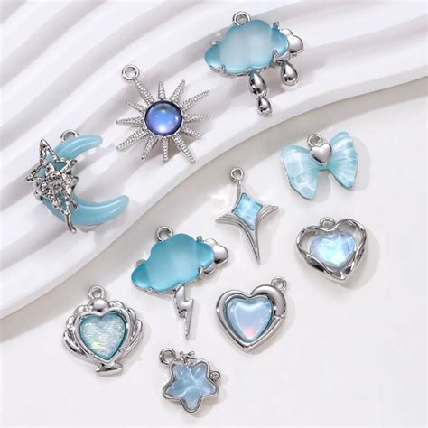 Синяя луна со звездами, 5 шт | AliExpress