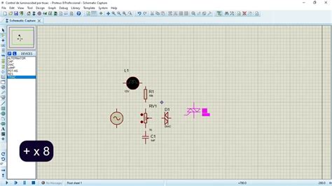 Control De Luminosidad Por Triac Electr Nica De Potencia Proteus