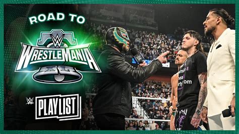 Rey Mysterio Dragon Lee Vs Santos Escobar Dominik Mysterio Road