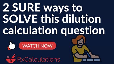 Dilution Calculations How To Use Alligation And Algebraic Methods To