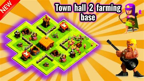 Town Hall 2 Farming Base Latest TH2 Farming Base Layouts Clash Of