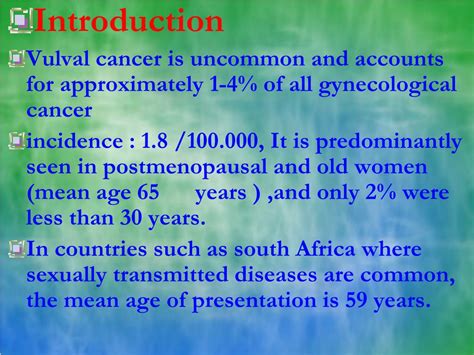 Ppt Cancer Of The Vulva Powerpoint Presentation Free Download Id