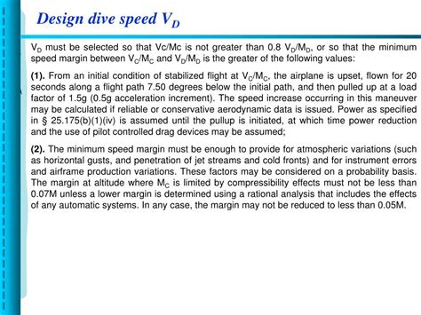 Ppt Structural Design Considerations And Airspeeds Powerpoint