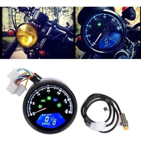 Velocimetro Universal Digital Motos Cafe Racer Cuotas Sin Inter S