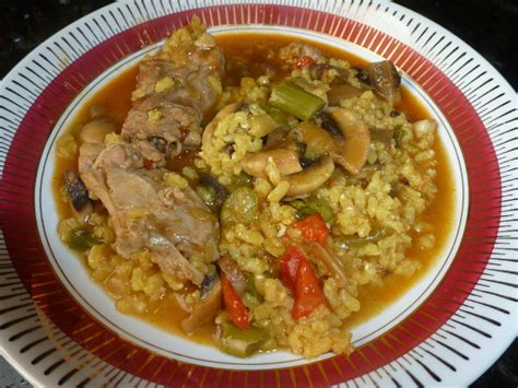 Arroz Caldoso Con Conejo Y Champi Ones Recet Zate