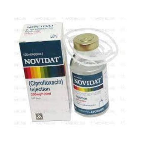 Novidat Ds Injection Ciprofloxacin Infusion Fareed Pharma World