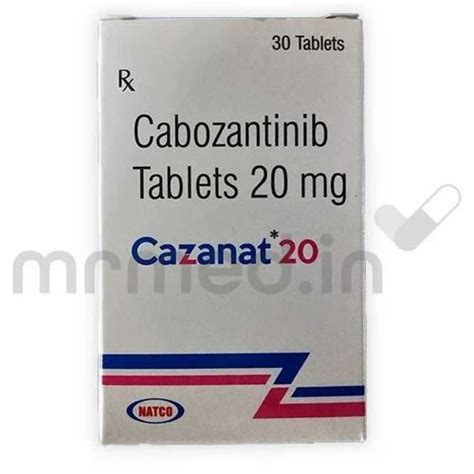 Allopathic Cabozantinib Tablets 20mg at Rs 1900/bottle in Mumbai | ID ...