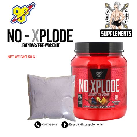 BSN NO XPLODE LEGENDARY PRE WORKOUT 50GRAMS Lazada PH