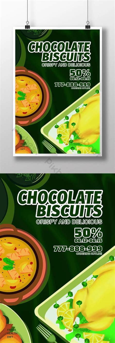 Healthy Green Food Creative Poster Psd Free Download Pikbest