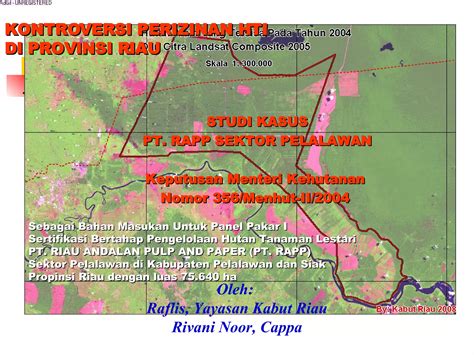 Kontroversi Perizinan Hti Di Provinsi Riau PPT