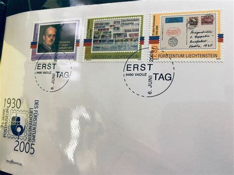 Liechtenstein Collection Fdcs From The Years Catawiki