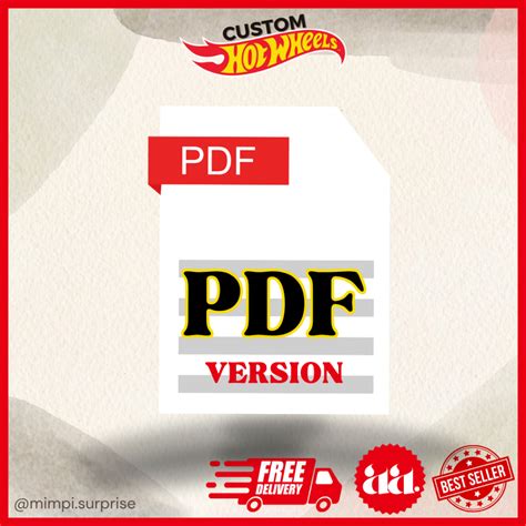 PDF CUSTOM HOTWHEELS PRINT BY YOURSELF Original Mattel Hot Wheels Product Shopee Malaysia