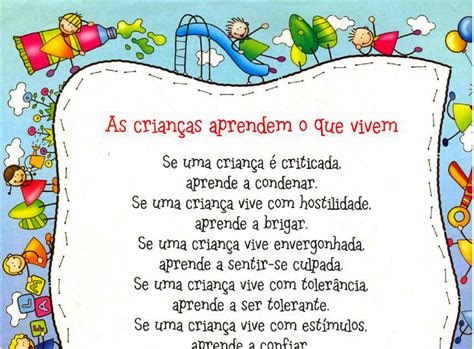 Compartilhando Educa O As Crian As Aprendem O Que Vivem