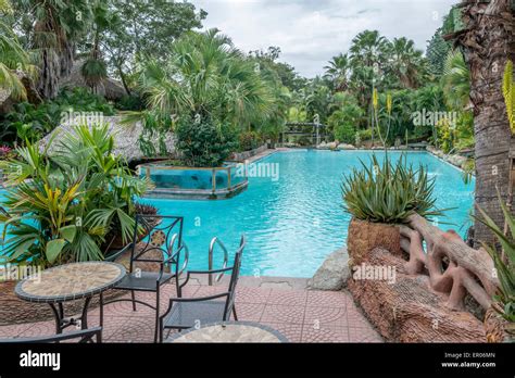 Swimming pool at a ministry team facility in Guatemala Stock Photo - Alamy