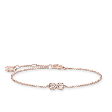 Thomas Sabo A2003 416 14 Armband Damen Infinity Roségold Vergoldet 19