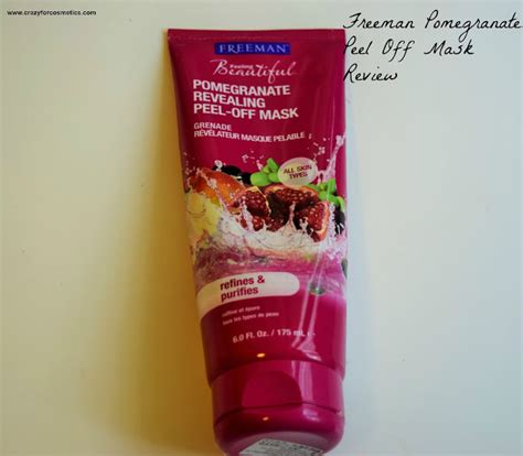 Freeman Pomegranate Facial Revealing Peel Off Mask Review Crazy For