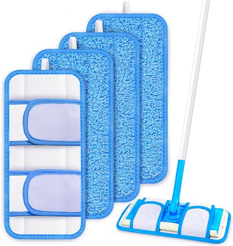 Reusable Mop Pads Compatible With Flash Speedmop Pcs Microfiber Pads