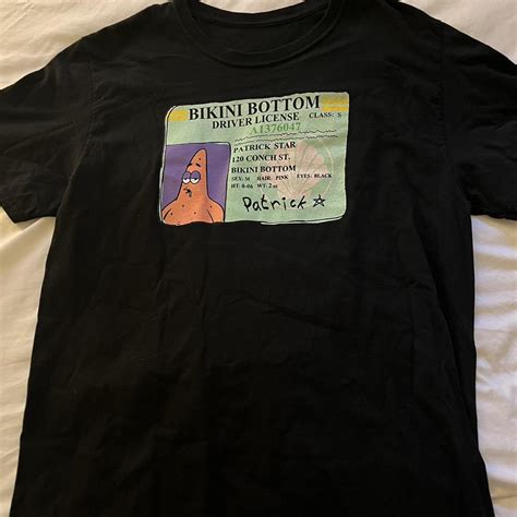 Patrick Star Bikini Bottom T Shirt Size Large Depop