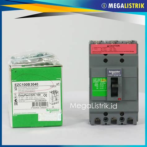 Jual SCHNEIDER MCCB 3P 40A NFB EZC EASYPACT BREAKER EZC100B3040