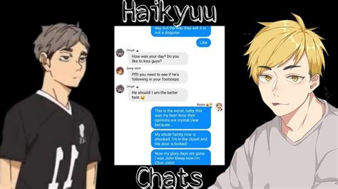 Are You Gay Haikyuu Chats YouTube