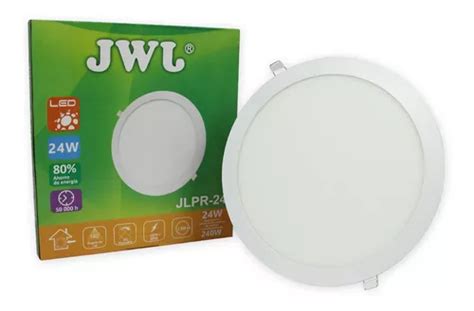 Panel Led Empotrable En Plafon Luz Blanca 24w Jlpr24 Jwj 5pz Meses