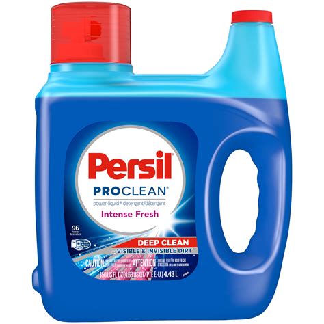 Persil Liquid Laundry Detergent Intense Fresh 150 Fluid Ounces 96