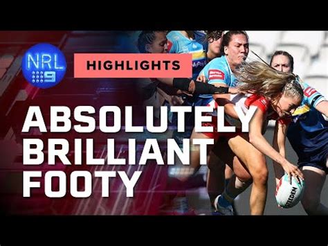 NRLW Highlights Dragons V Titans Round 6 NRL On Nine YouTube