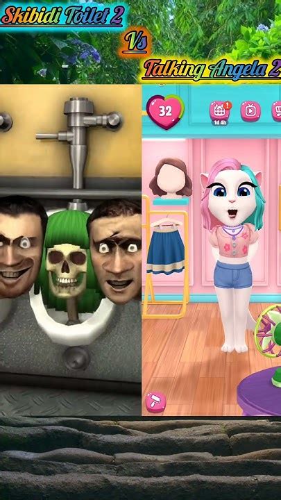 Who Will Win Skibidi Toilet 2 Vs Talking Angela 2 👌🤣 Part 1 Skibiditoilet Angela2 Talkingtom