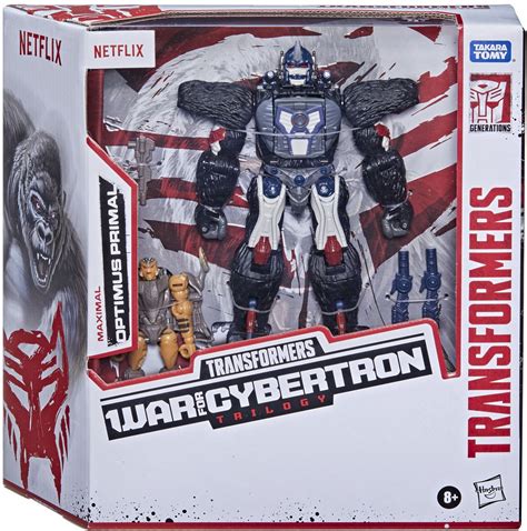 Transformers Generations War For Cybertron Trilogy Optimus Primal Rattrap Exclusive Voyager