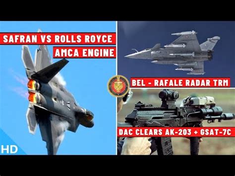 Indian Defence Updates Amca Engine Deal Bel Rafale Radar Trm Dac