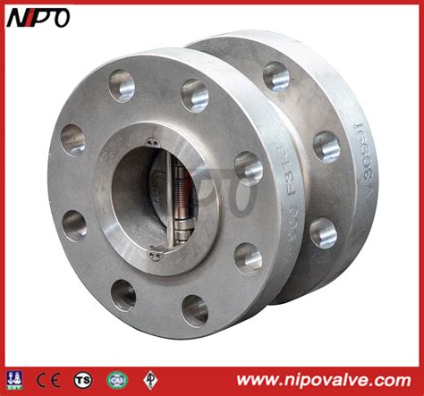 Built In Double Flanged Wafer Type Double Disc Check Valve China