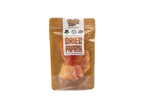 Dried Papaya Retail Packs Nutty Delights