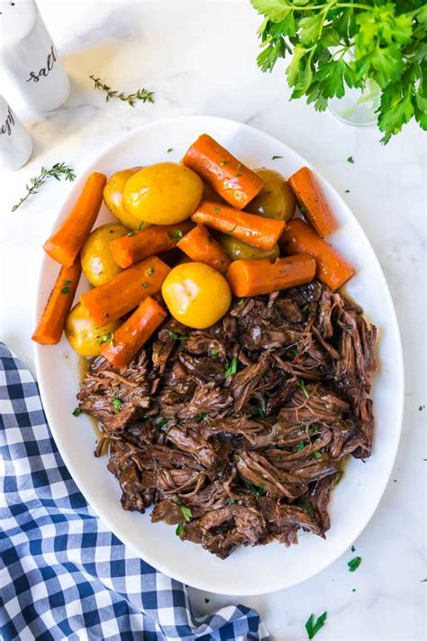 Old Fashioned Pot Roast Oven And Slow Cooker Get On My Plate