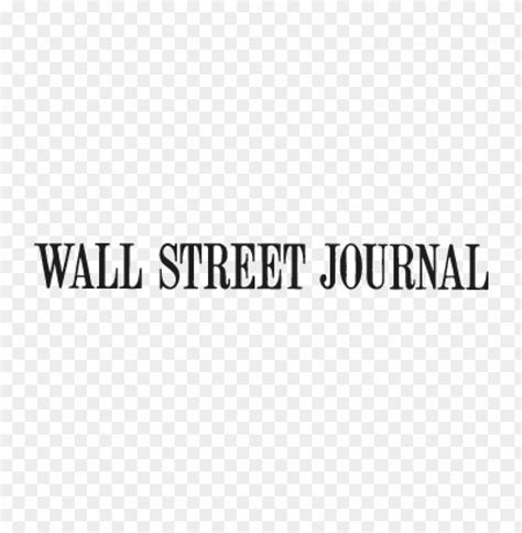 Free Download Hd Png Wall Street Journal Vector Logo Free 463103