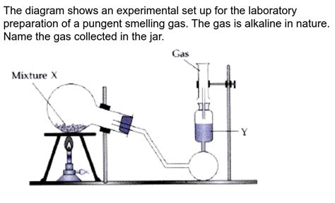 The Diagram Shows Set Up For The Laboratory Preparation Of A Punge